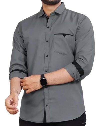 Men's Regular Fit  Cotton Casual Shirt
