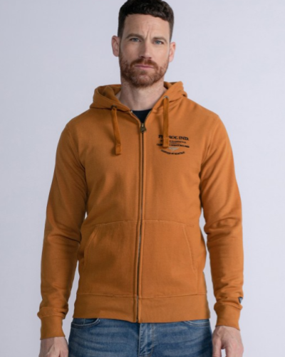 Front-Open Hooded Sweatshirt