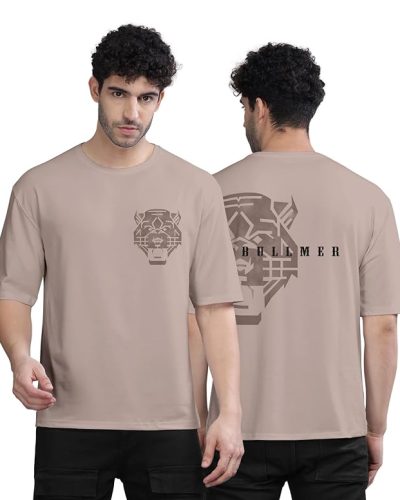 Front and Back Printed oversized T-shirt for men