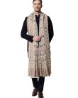 Pashtush mens Extra Fine Wool shawl, Ethnic design