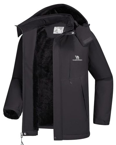 Jacket Fleece Lined Windproof Raincoat