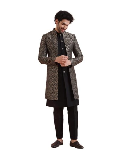 Indowestern Sherwani Trouser Set