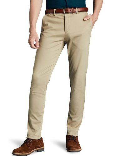 Men's Slim Fit Flexi Waist Casual Pants